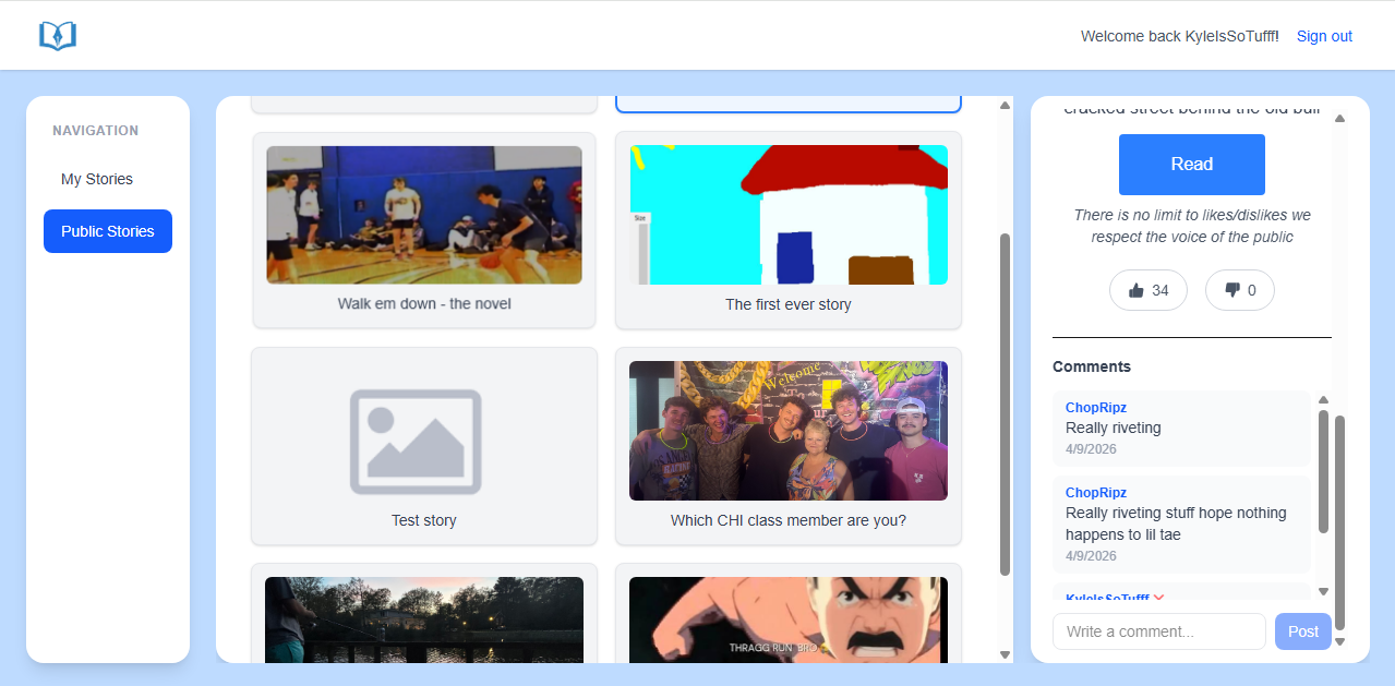 Social media dashboard